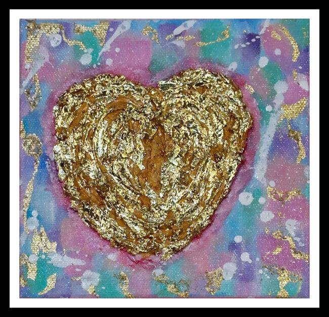 Multi-color Heart of Gold image